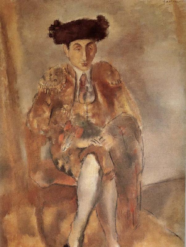Jules Pascin Portrait of  FeleXidehabao wearing matador-s dress oil painting image